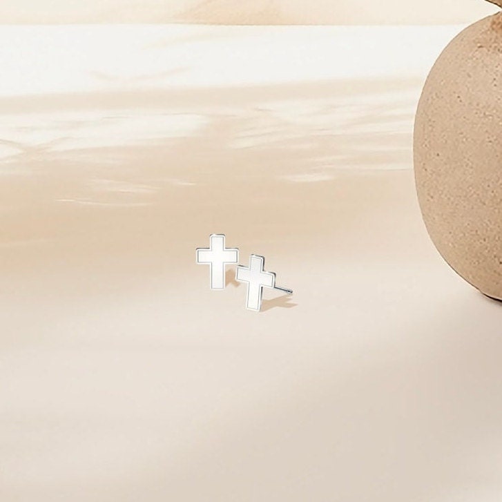 Cross Earring Dainty