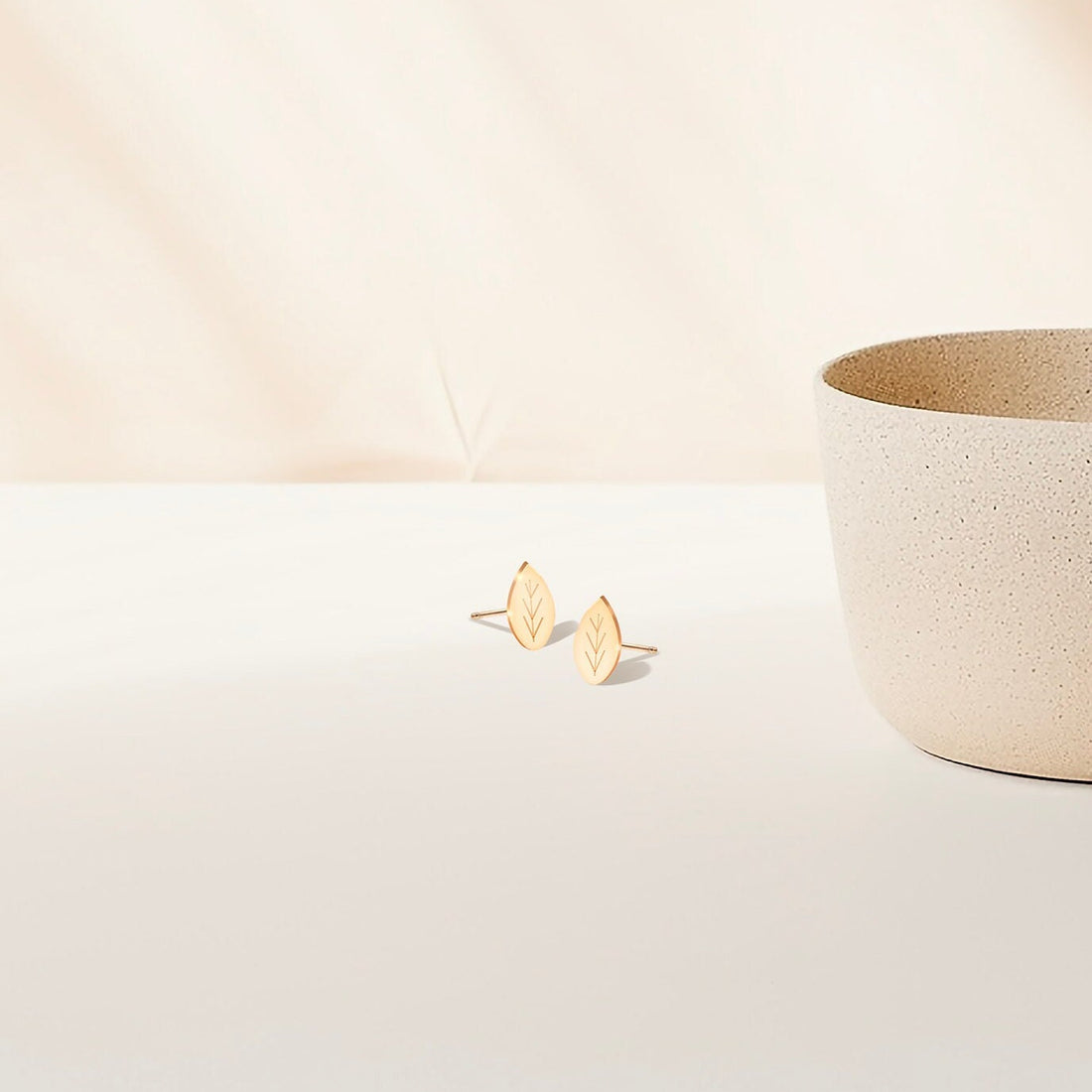 Leaf Stud Earrings