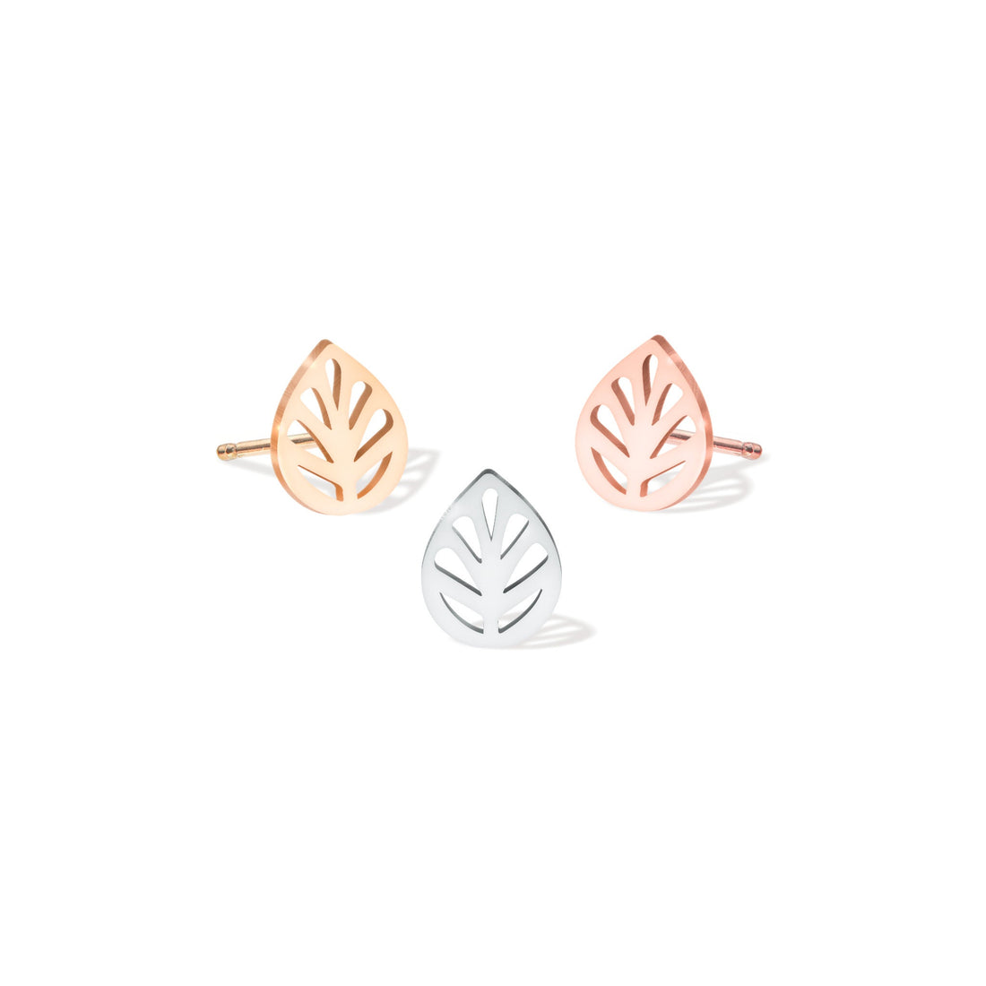 Teardrop Leaf Earring