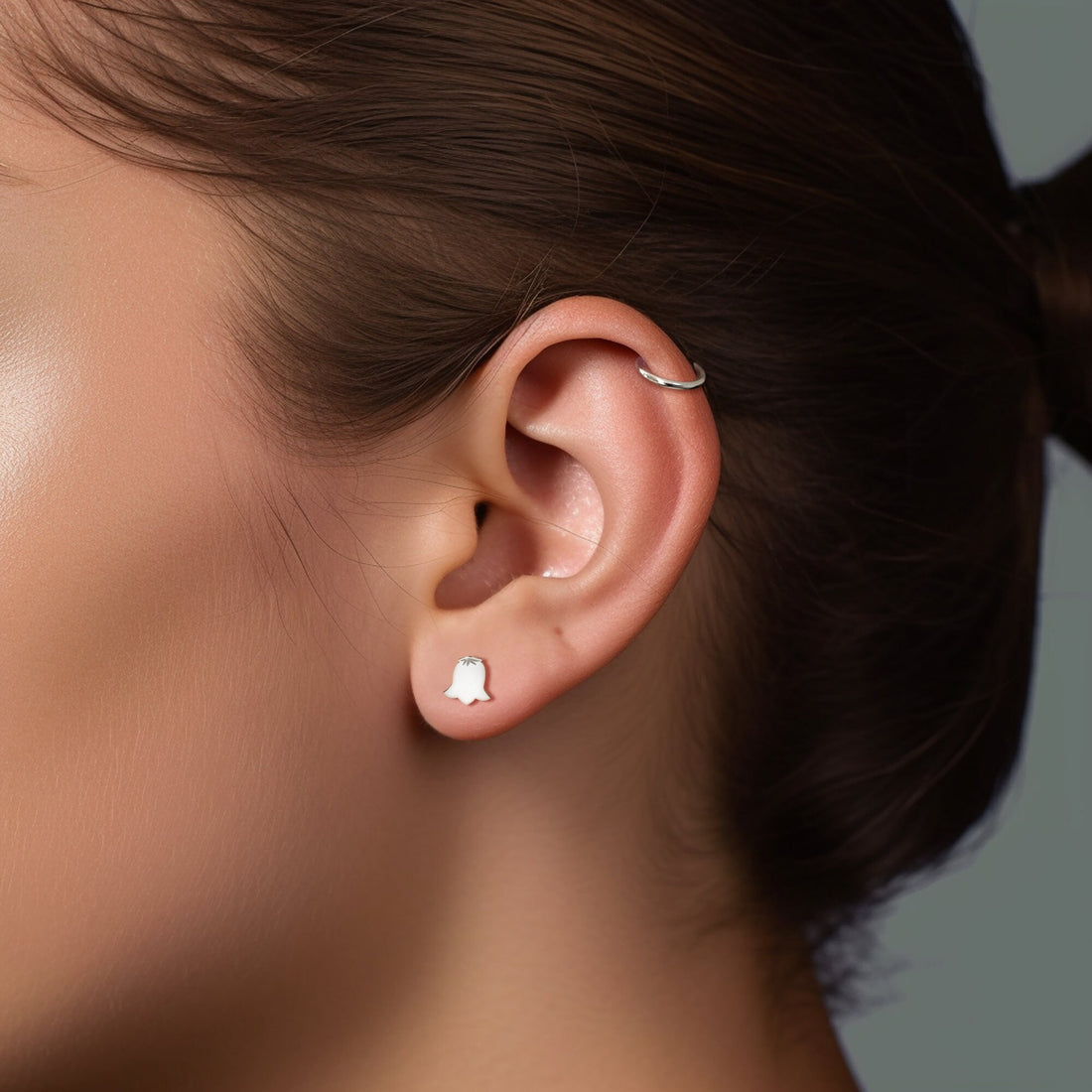 Drooping Flower Earring