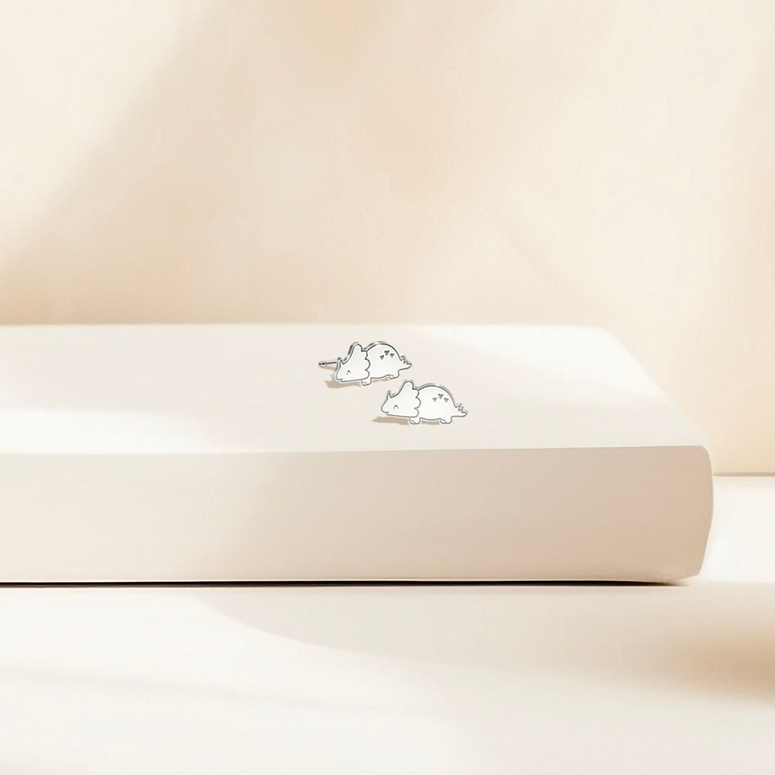 Cute Triceratops Earrings