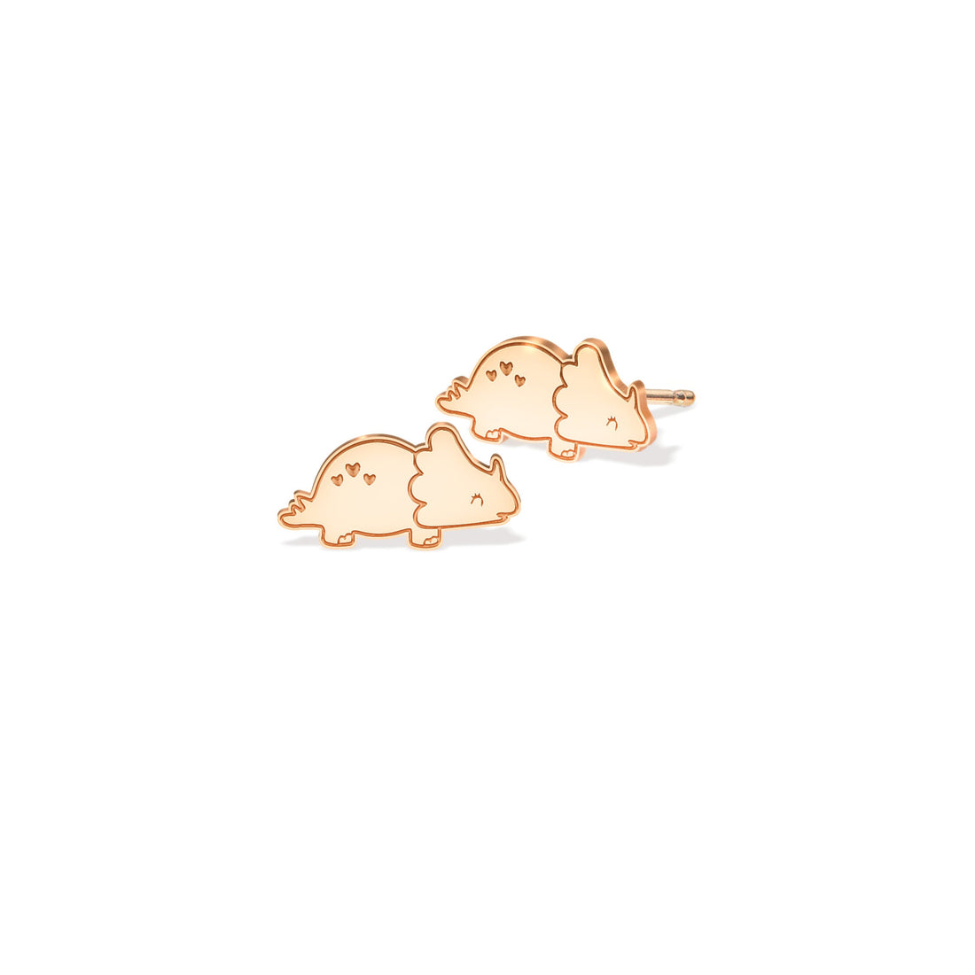 Cute Triceratops Earrings