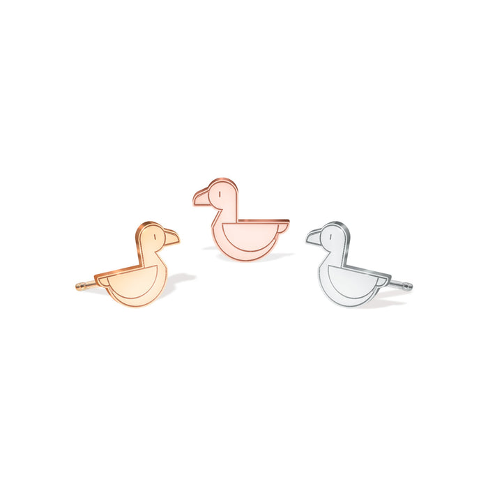Duck Charm Necklace Set of 2