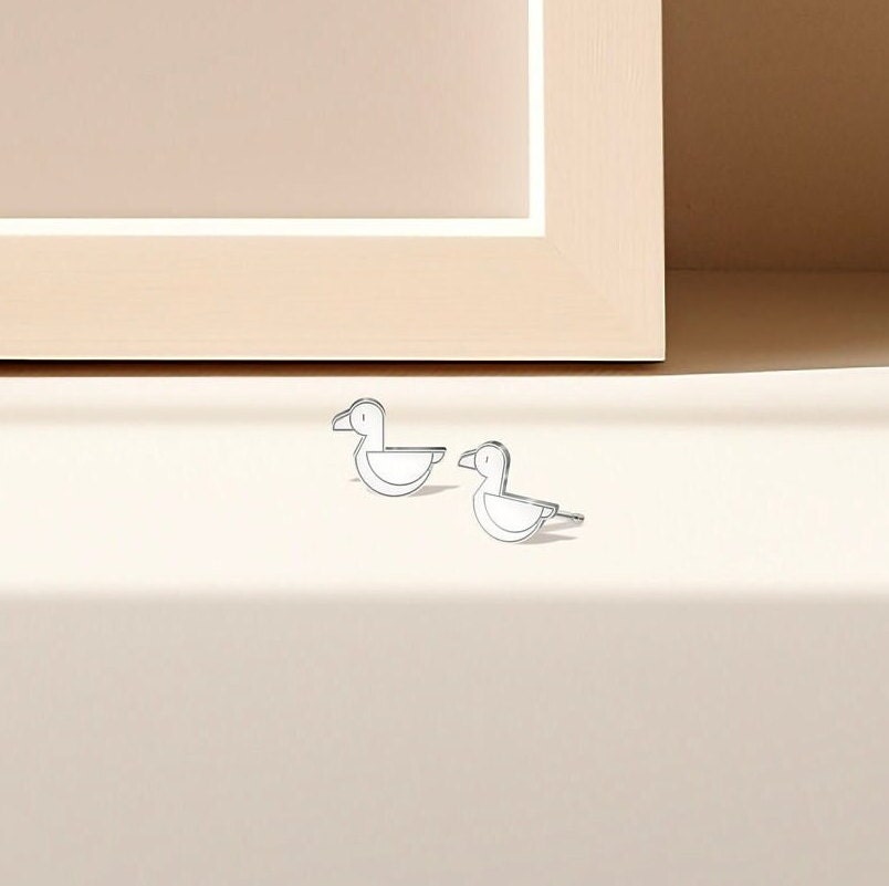 Duck Earrings Dainty
