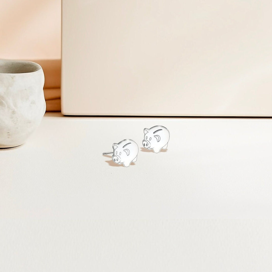 Piggy Bank Earrings