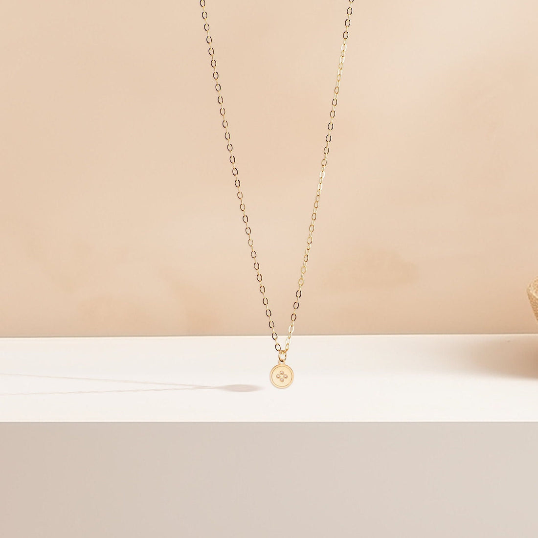 Button Necklace