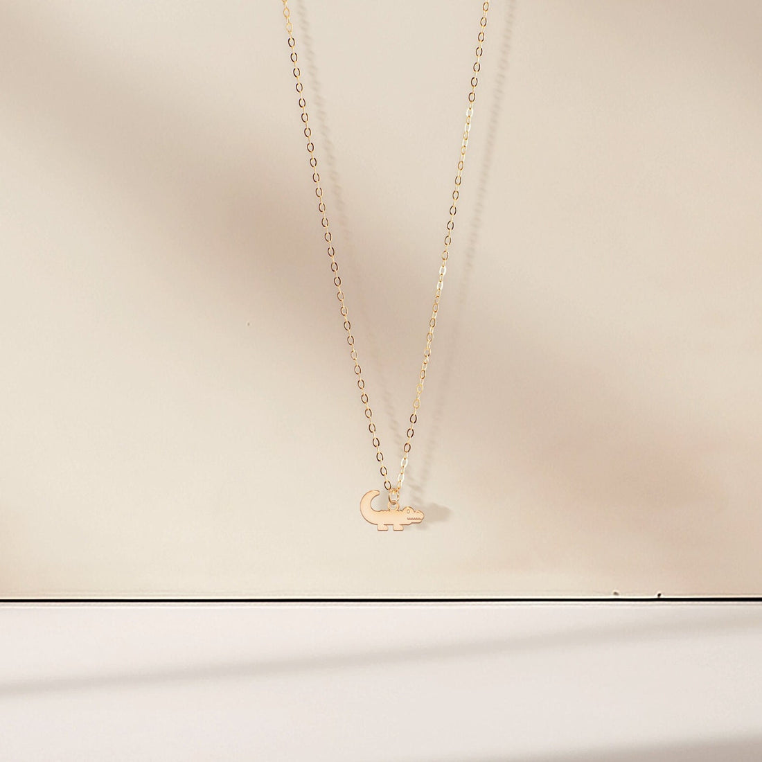 Crocodile Pendant Necklace