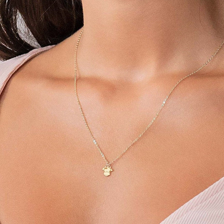 Cow Necklace Whimsical