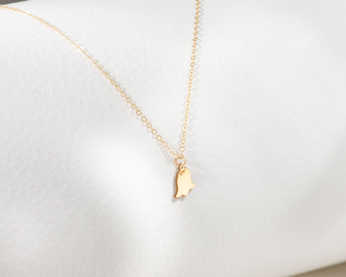 Bell Flower Pendant Necklace