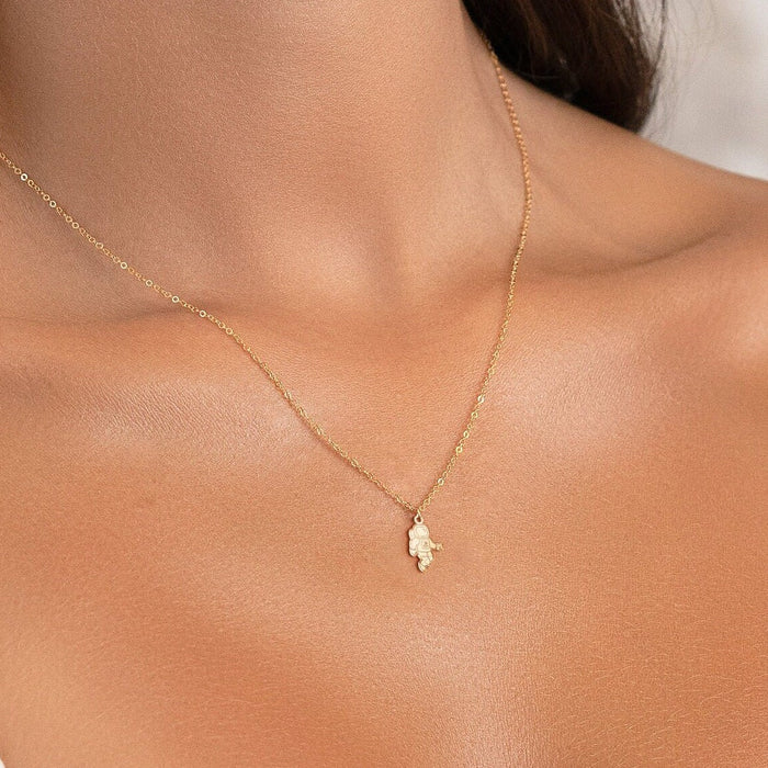 Astronaut Walking Pendant Necklace