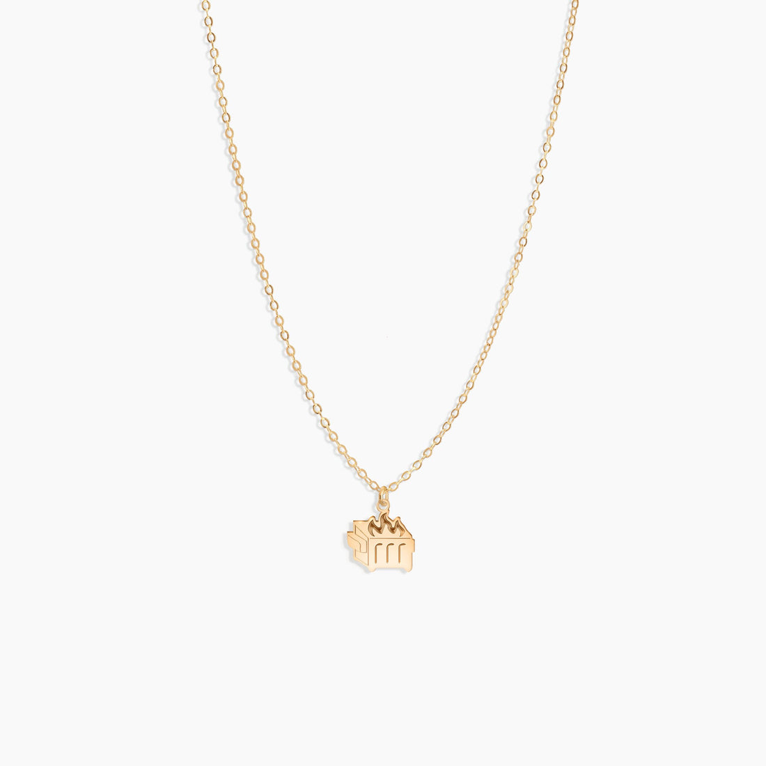 Dumpster Fire Necklace