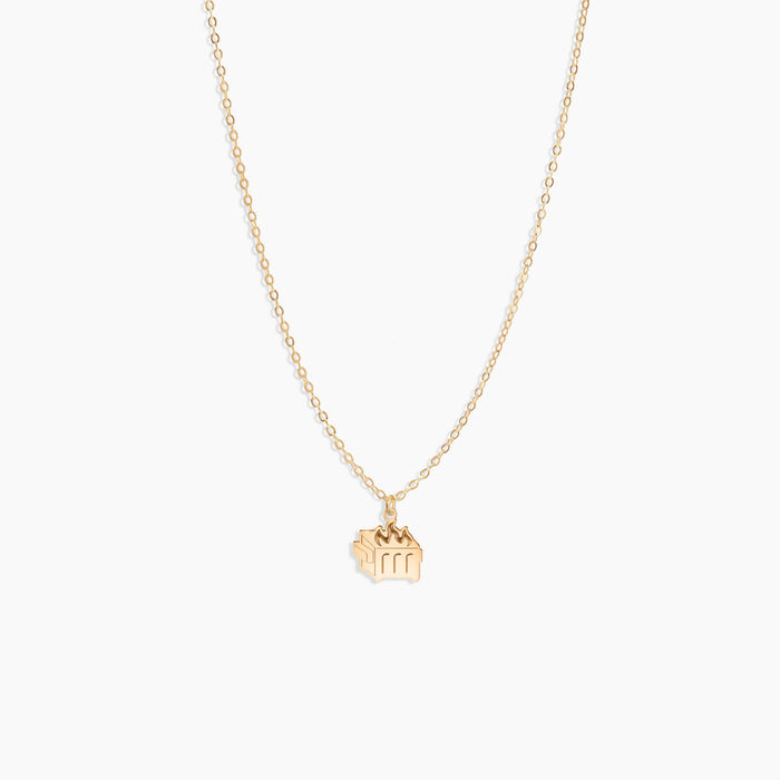 Dumpster Fire Necklace