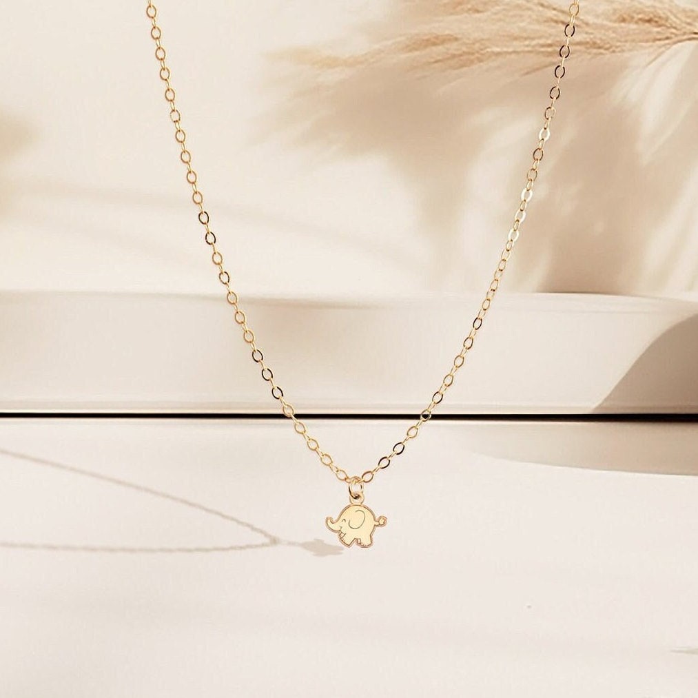 Tiny Elephant Necklace