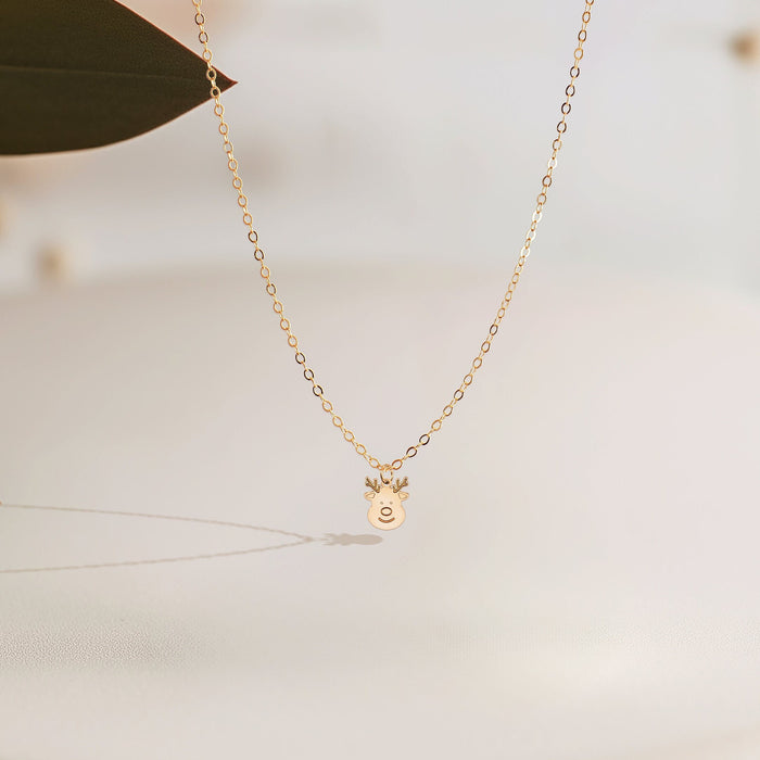 Reindeer Necklace Whimsical