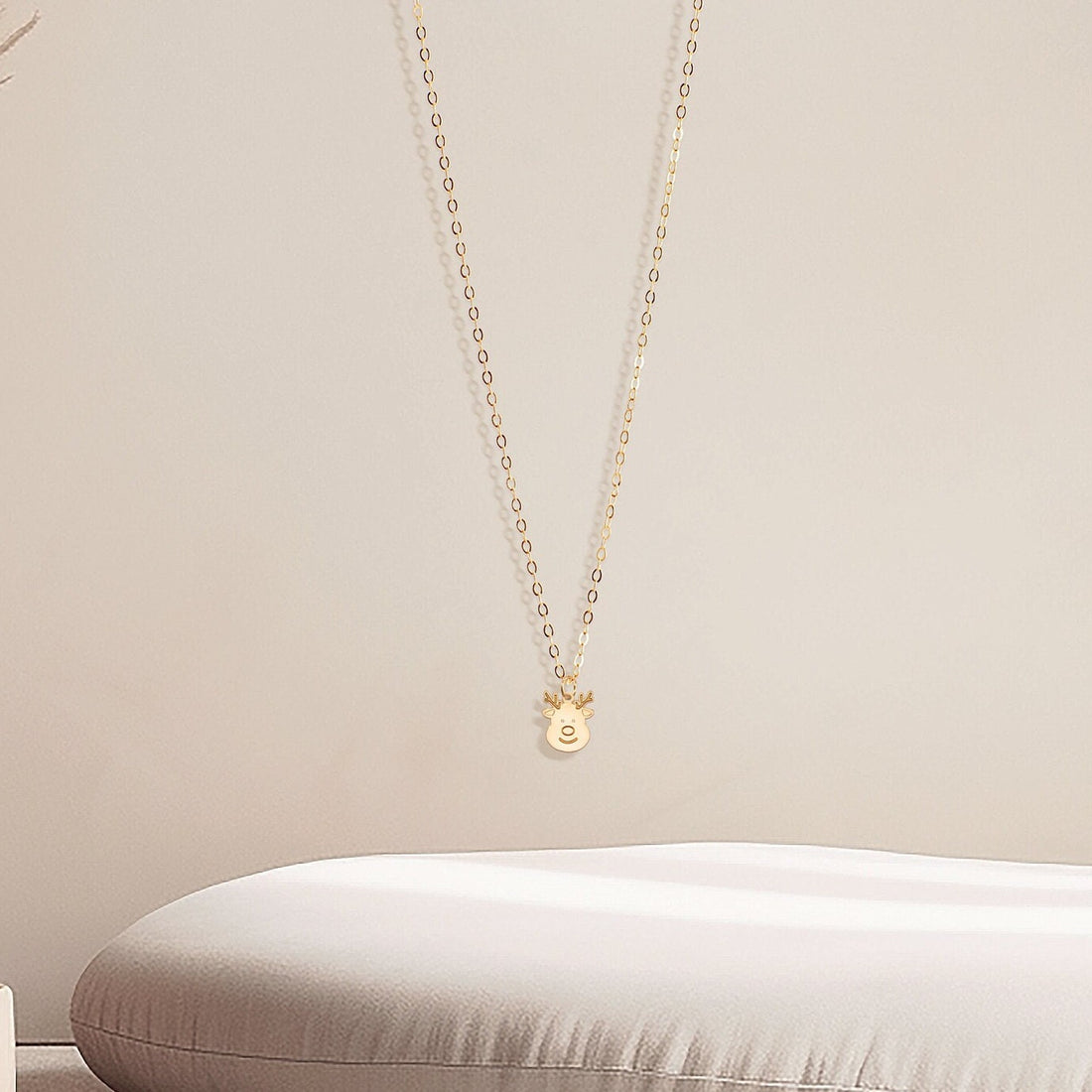 Reindeer Necklace Whimsical