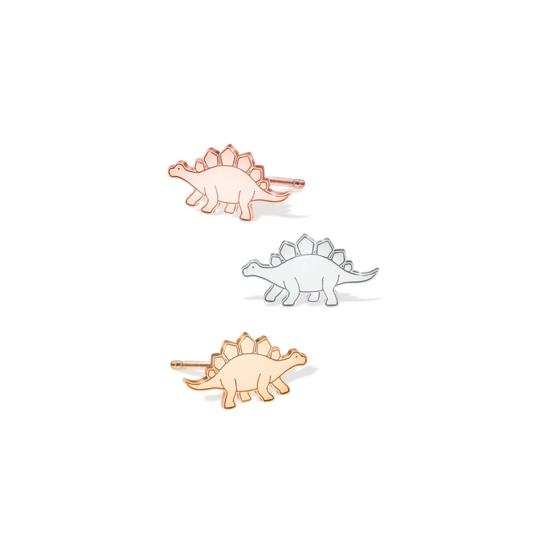 Stegosaurus Dinosaur Earrings