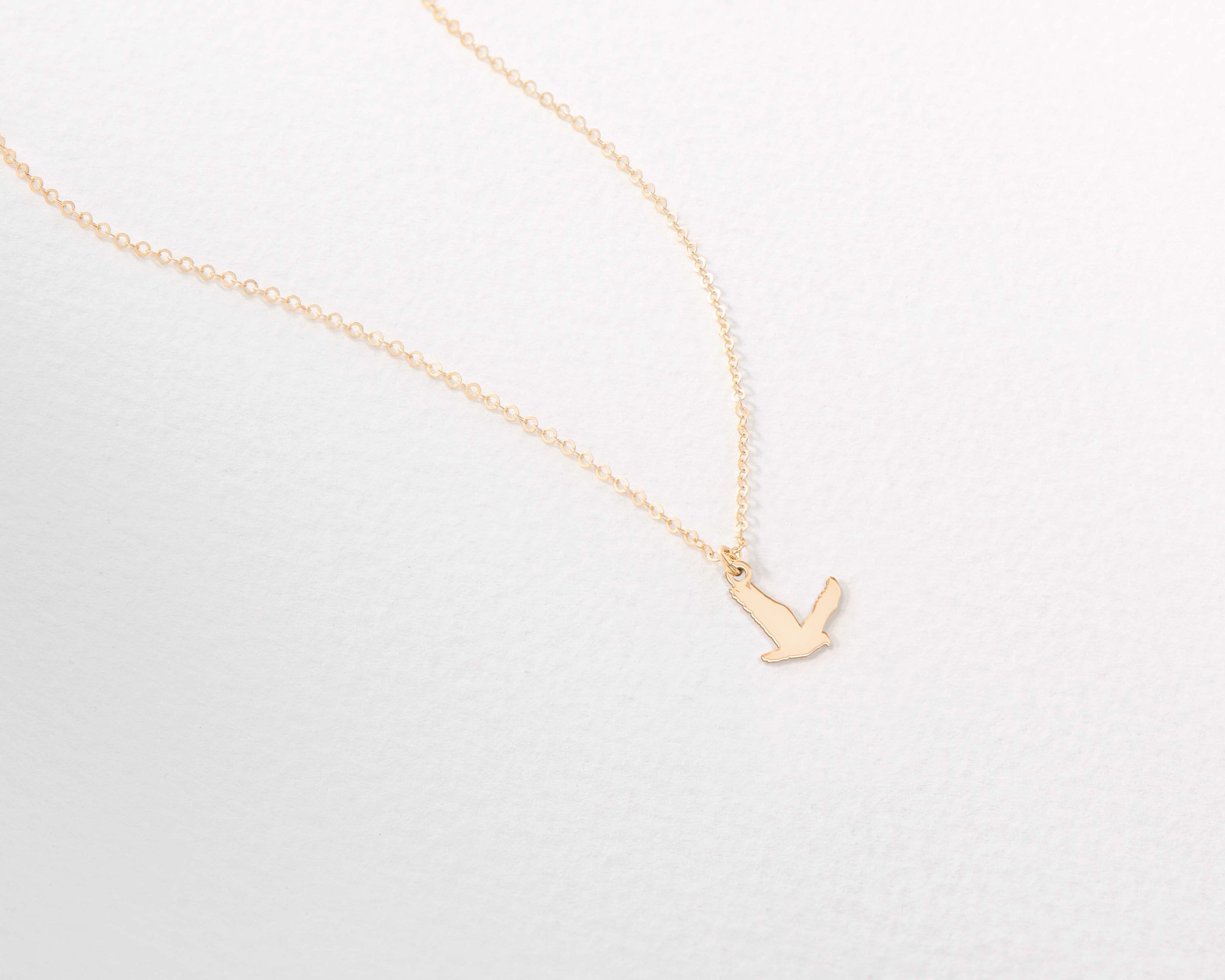 Hawk Pendant Necklace