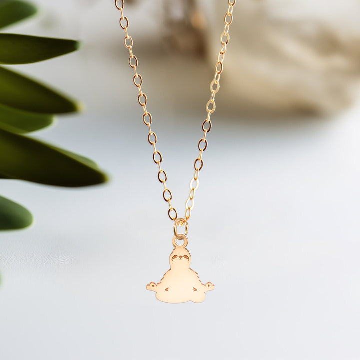Yoga Sloth Necklace