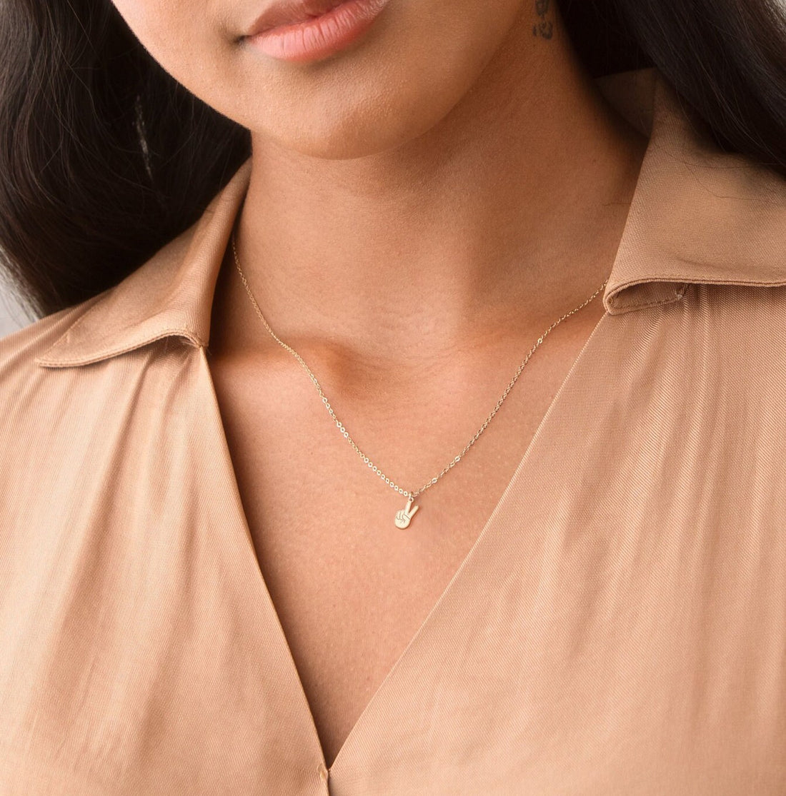Peace Sign Necklace