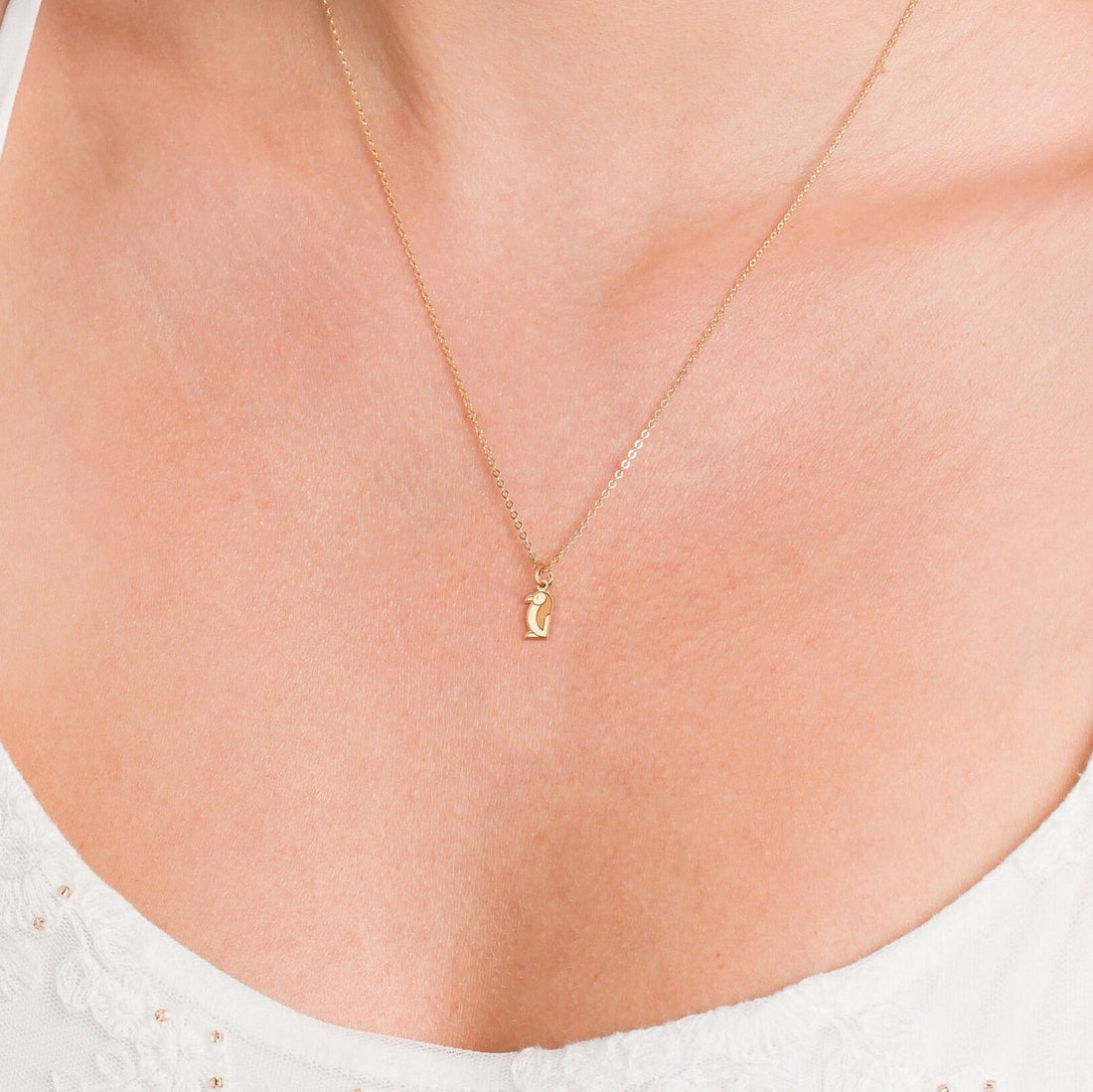 Penguin Necklace Whimsical