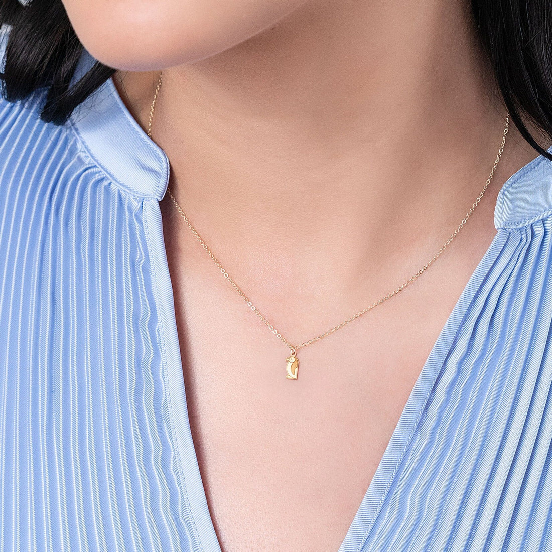 Penguin Necklace Whimsical