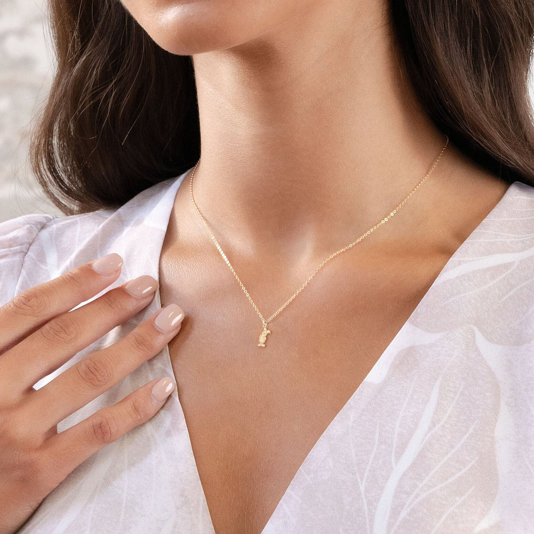 Piglet Necklace Whimsical