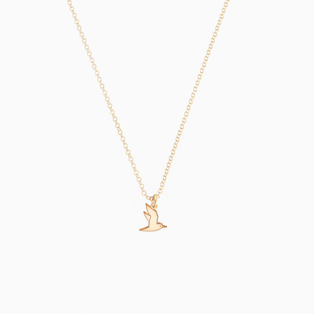 Seagull Necklace Delicate