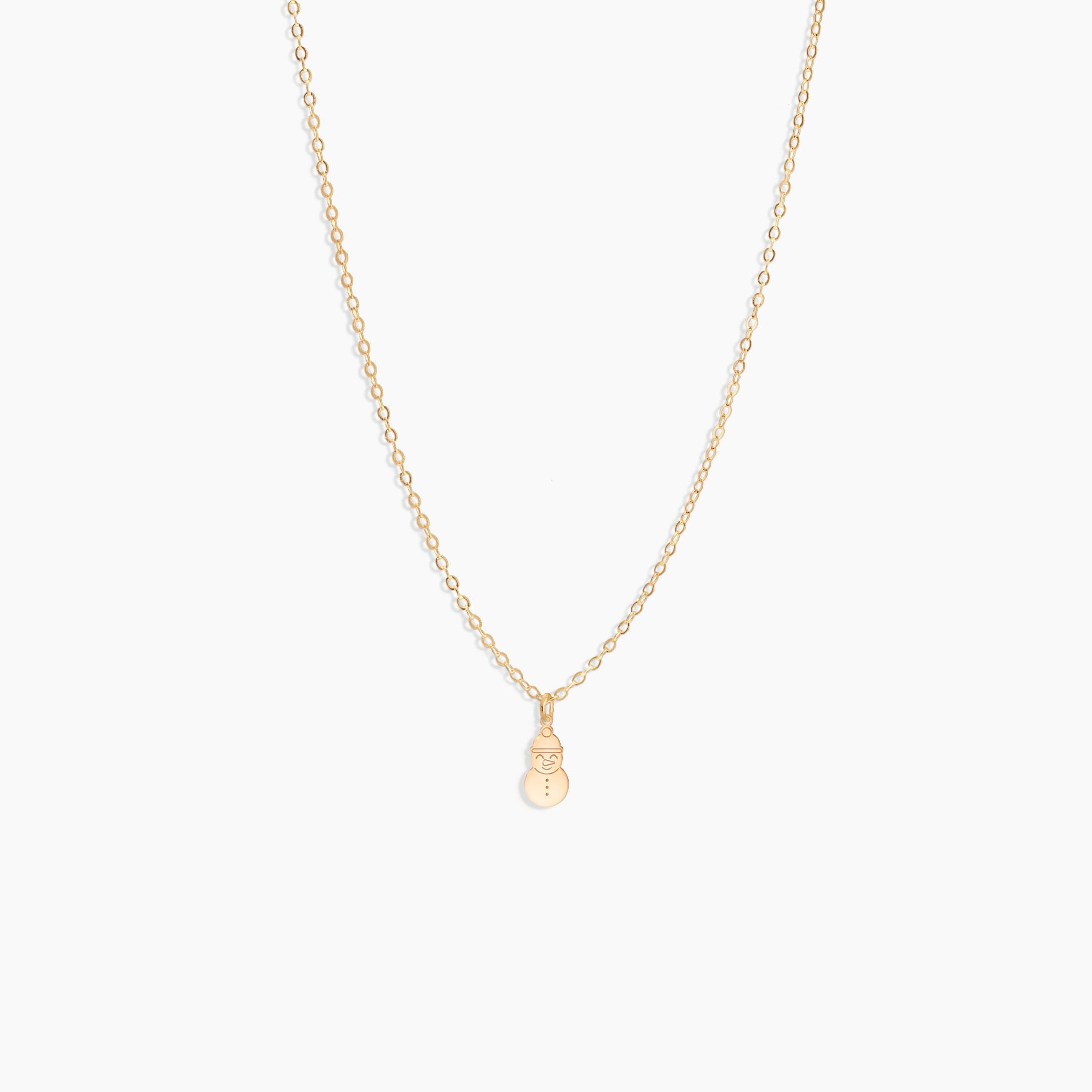 Snowman Pendant Necklace