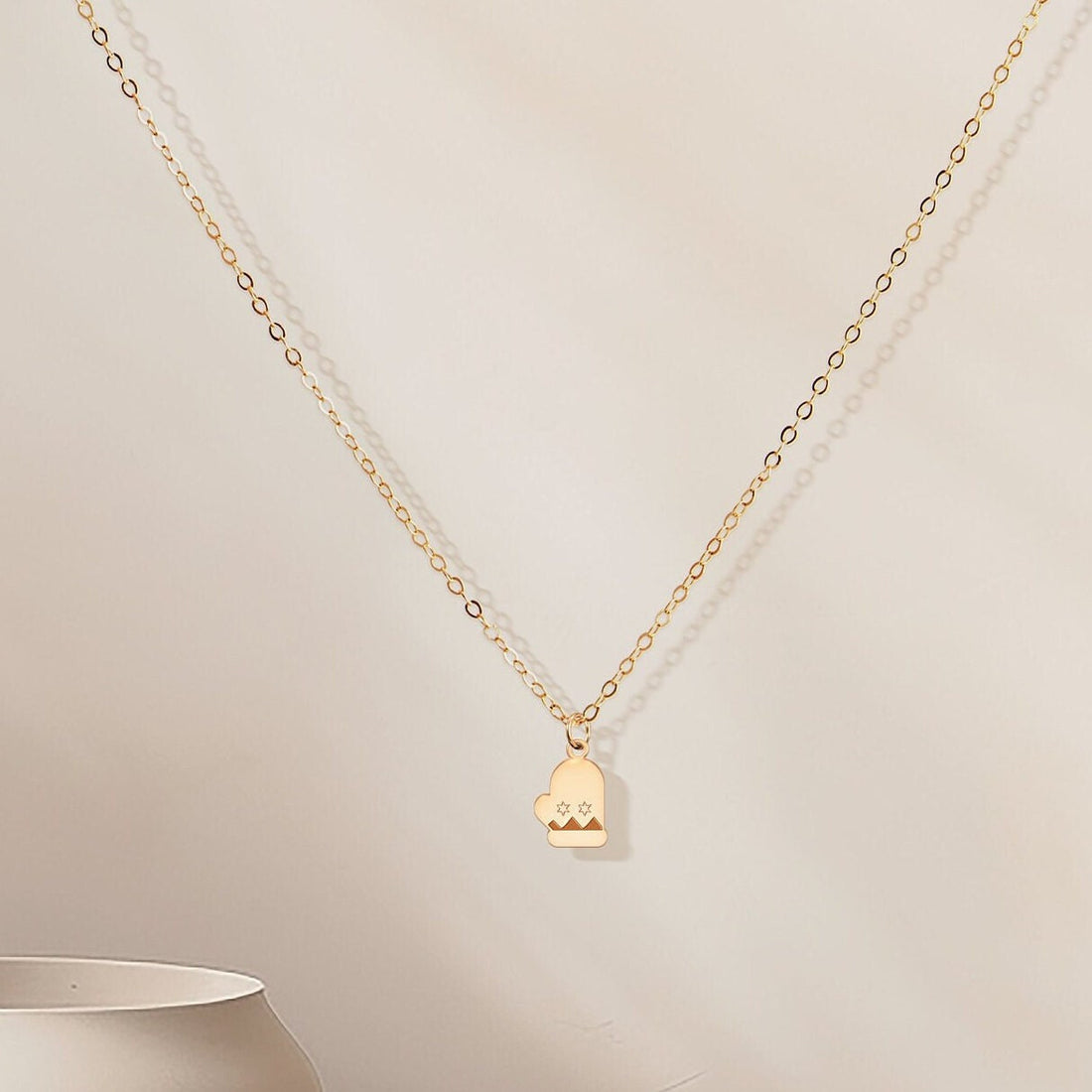 Mitten Necklace Whimsical