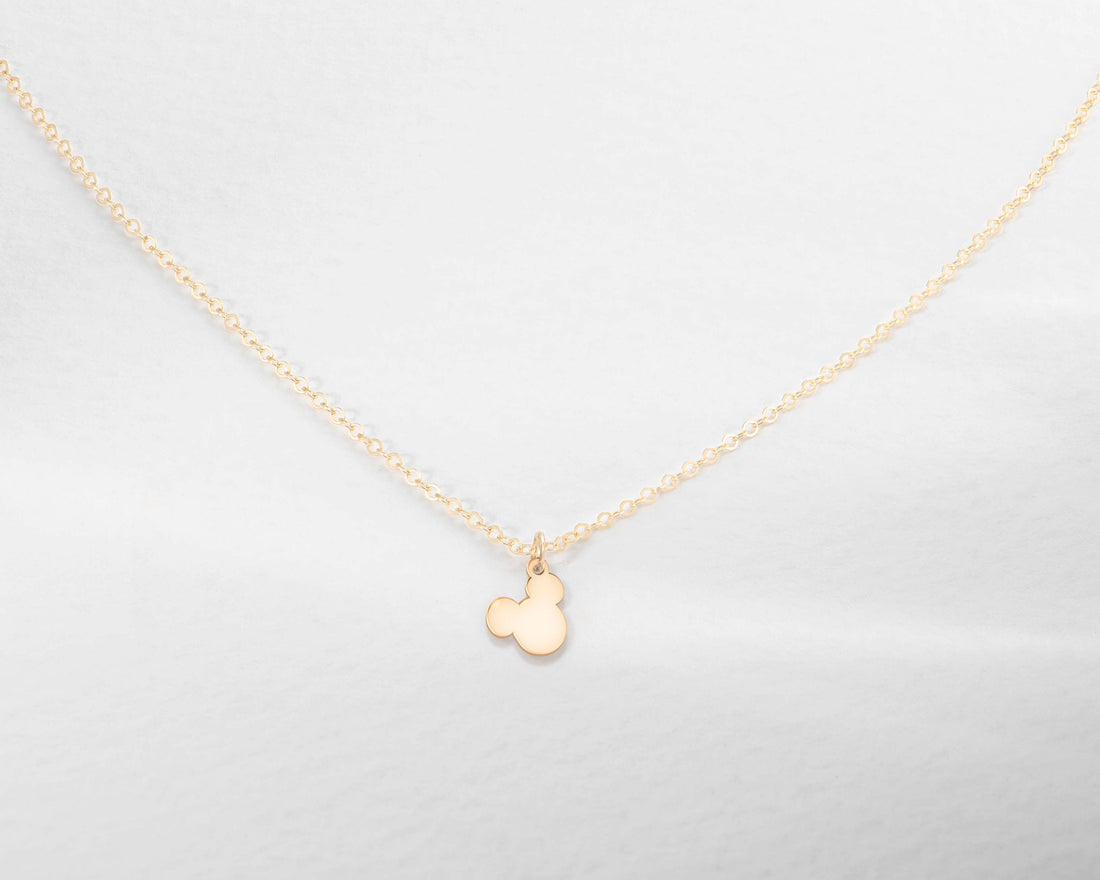 Mickey Mouse Silhouette Necklace