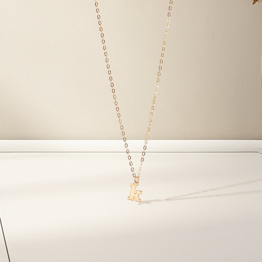 Lowercase Initial Necklace
