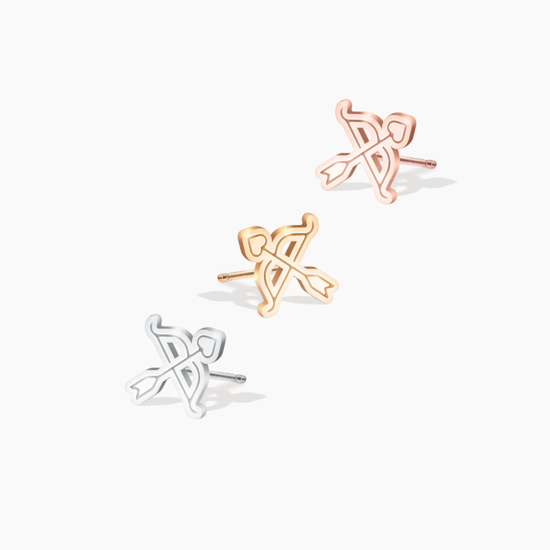 Bow And Arrow Stud Earrings