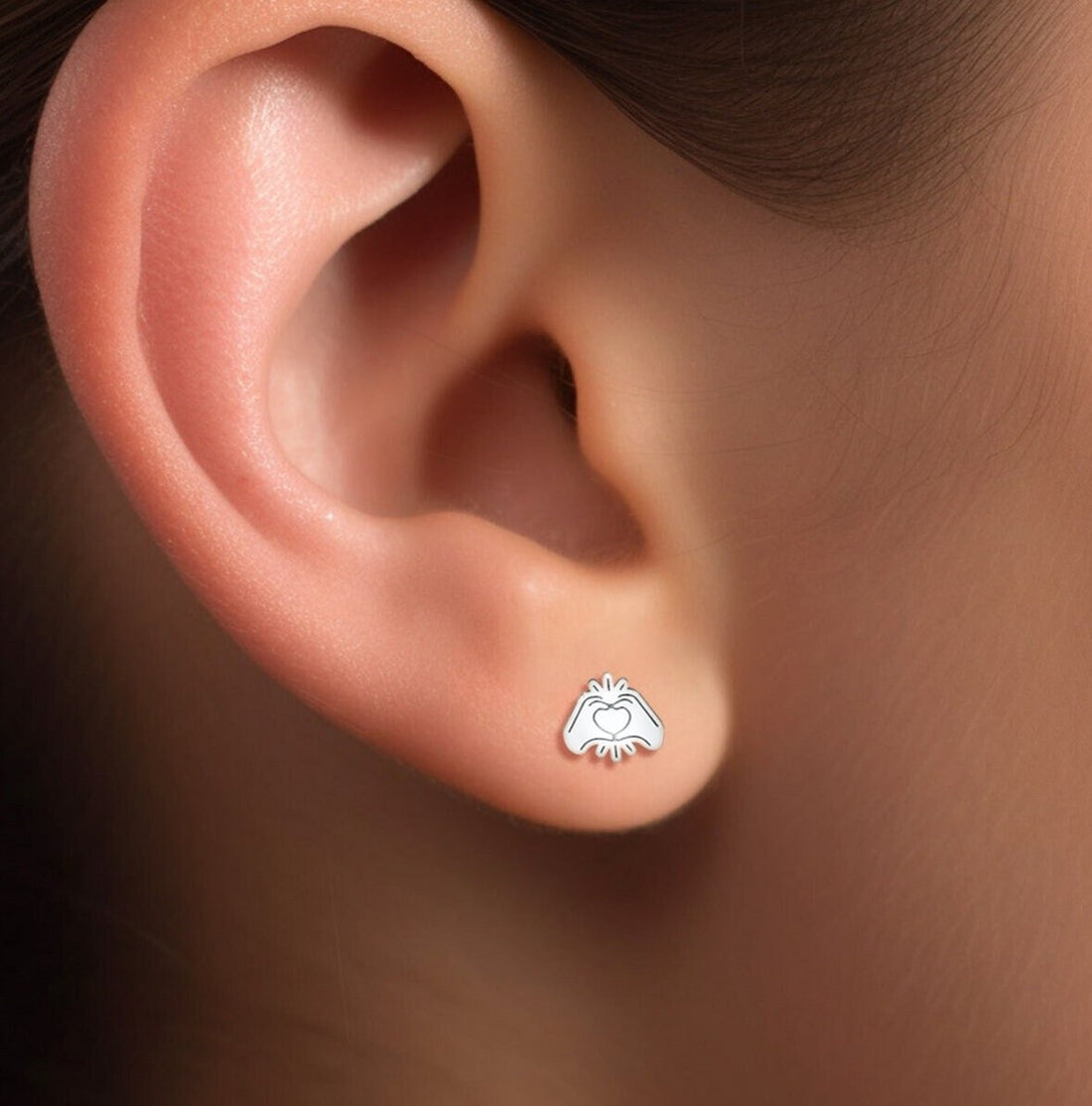 Heart Hands Earrings