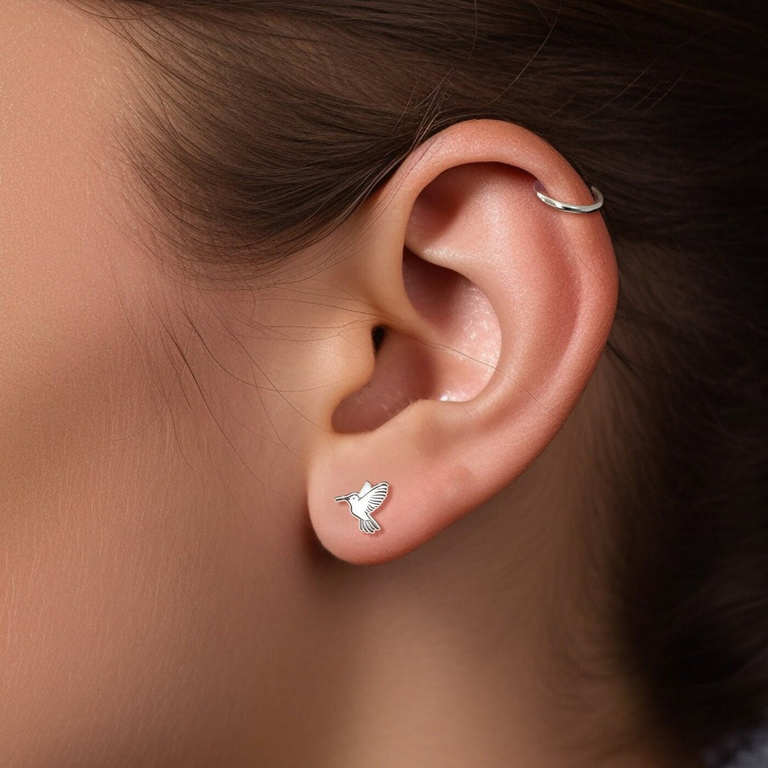 Hummingbird Earrings Dainty