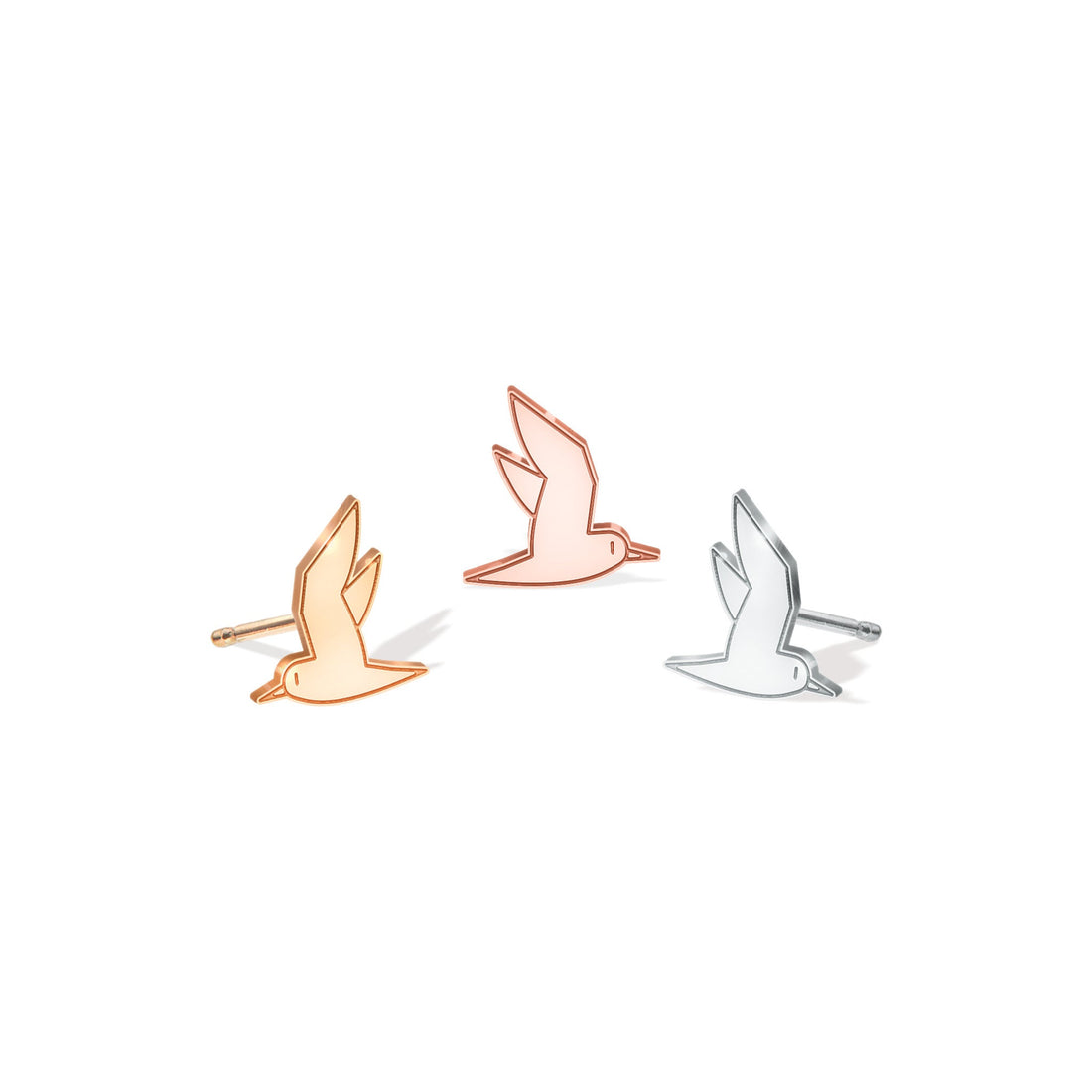 Seagull Earrings Dainty