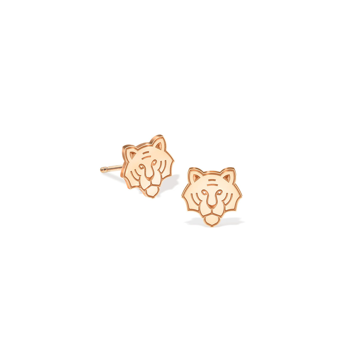 Tiger Earrings Dainty