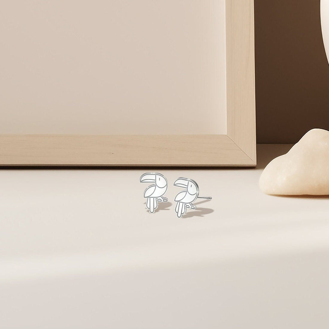 Toucan Earrings Dainty