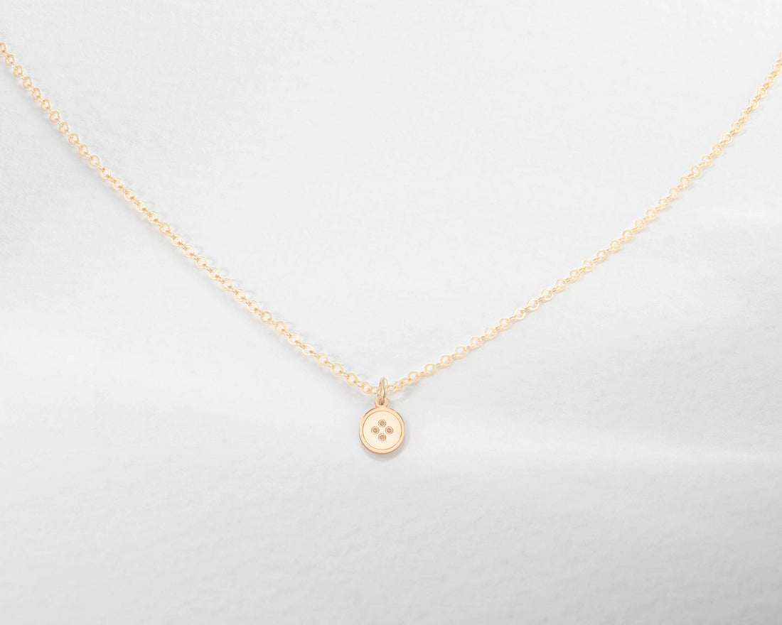 Button Necklace