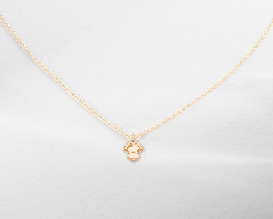 Cow Pendant Necklace