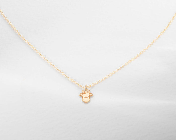 Cow Necklace Whimsical