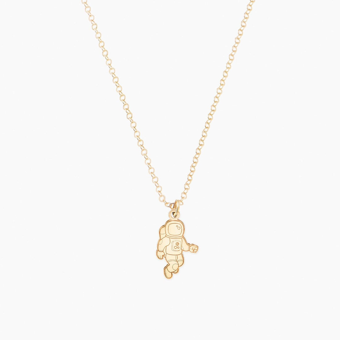 Astronaut Walking Pendant Necklace