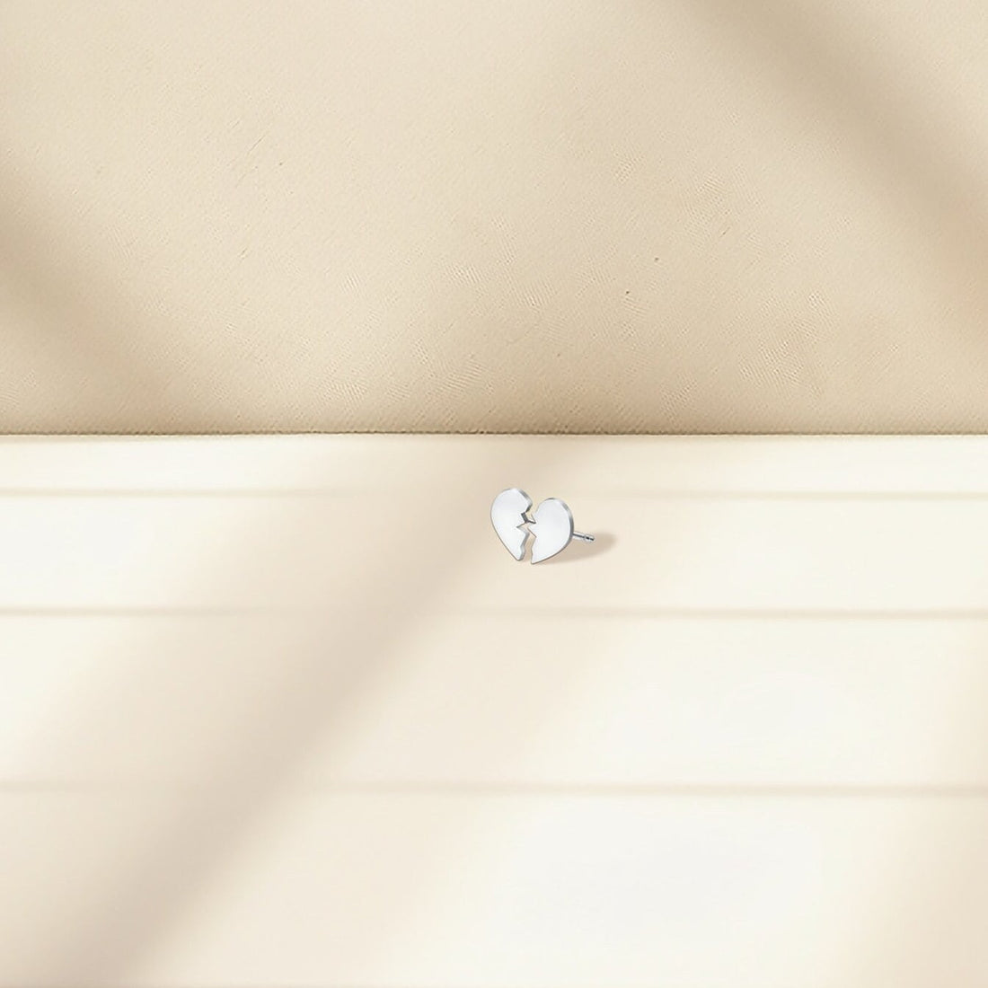Half Heart Earrings