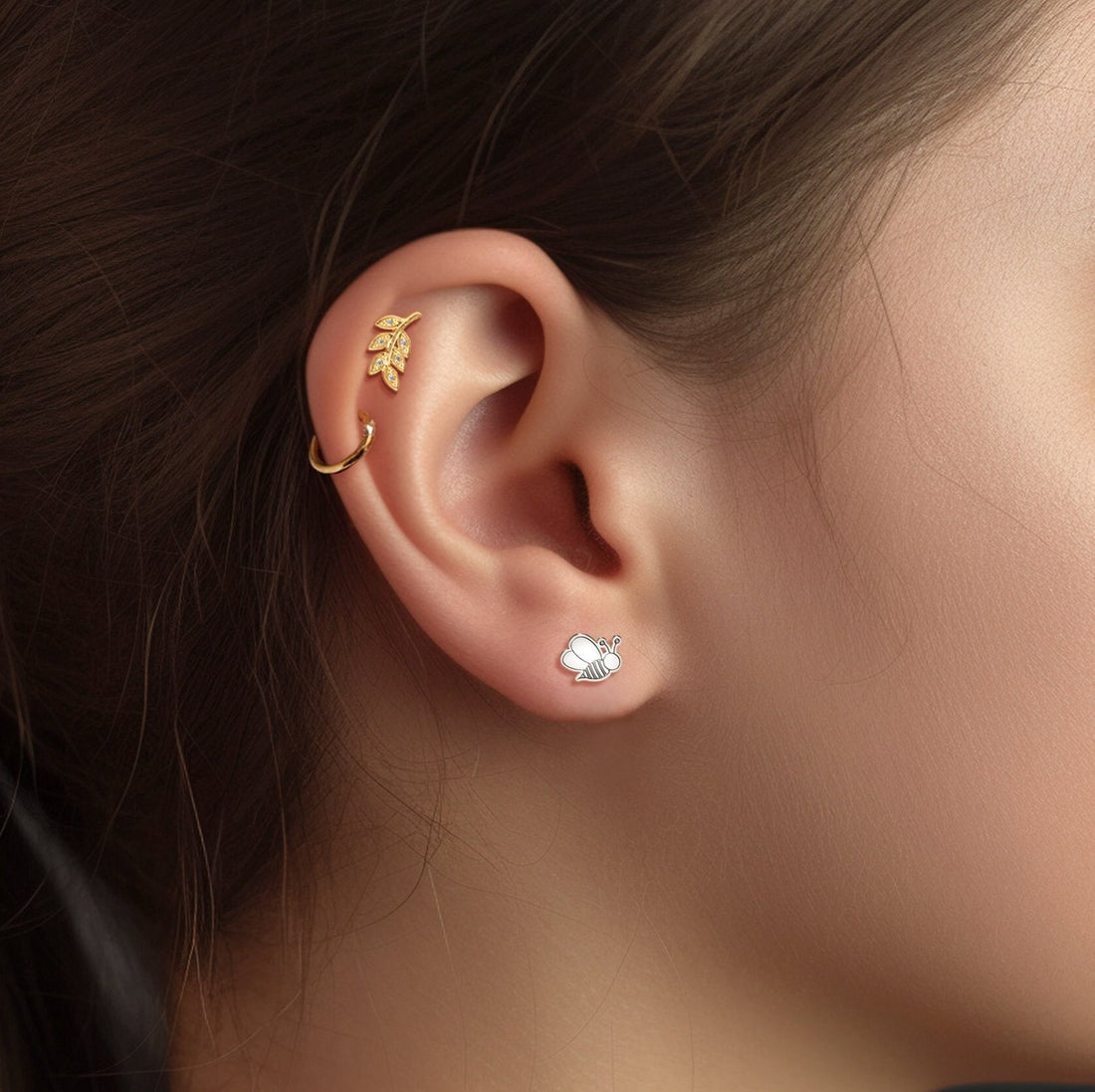 Flying Bee Earrings