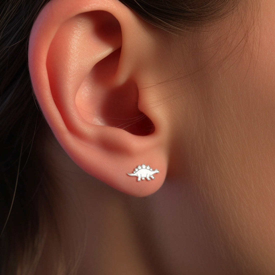 Stegosaurus Dinosaur Earrings