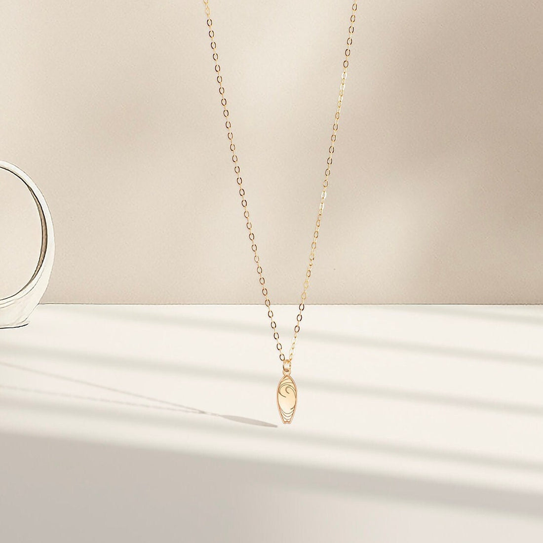 Surf board Necklace