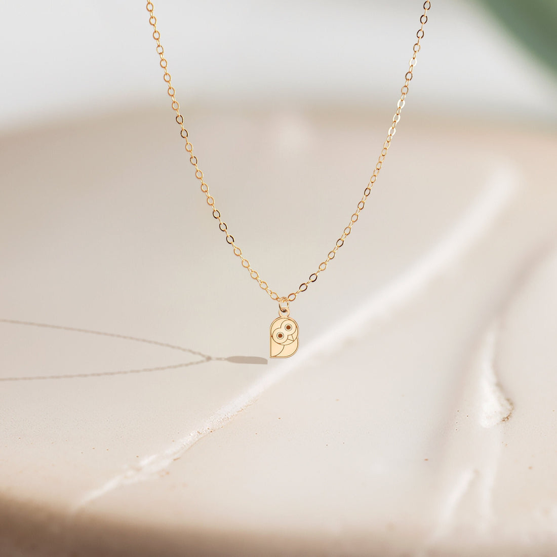 Owl Necklace Whimsical