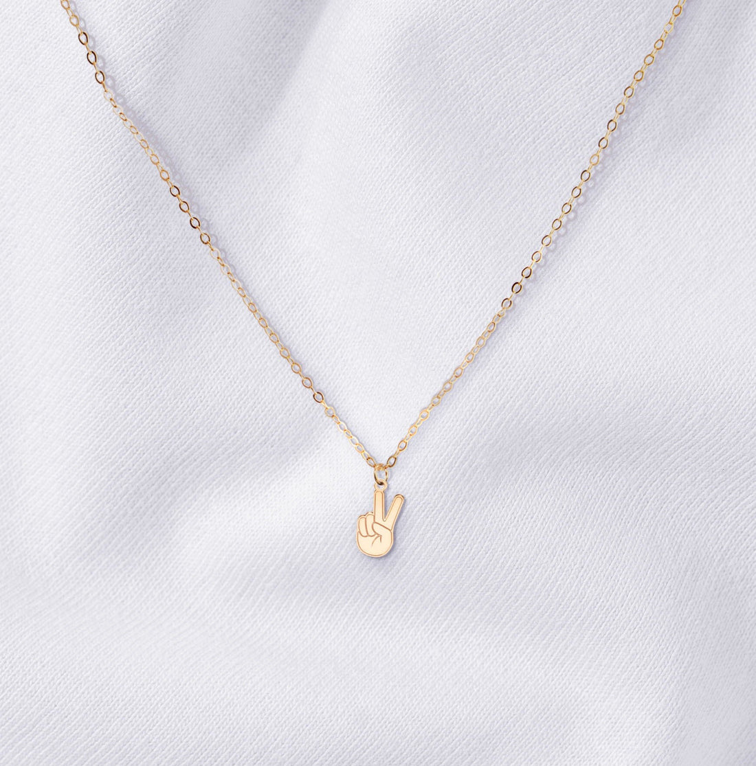 Peace Sign Necklace