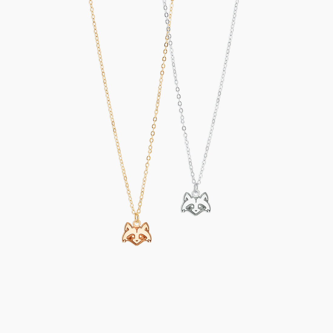 Raccoon Pendant Necklace