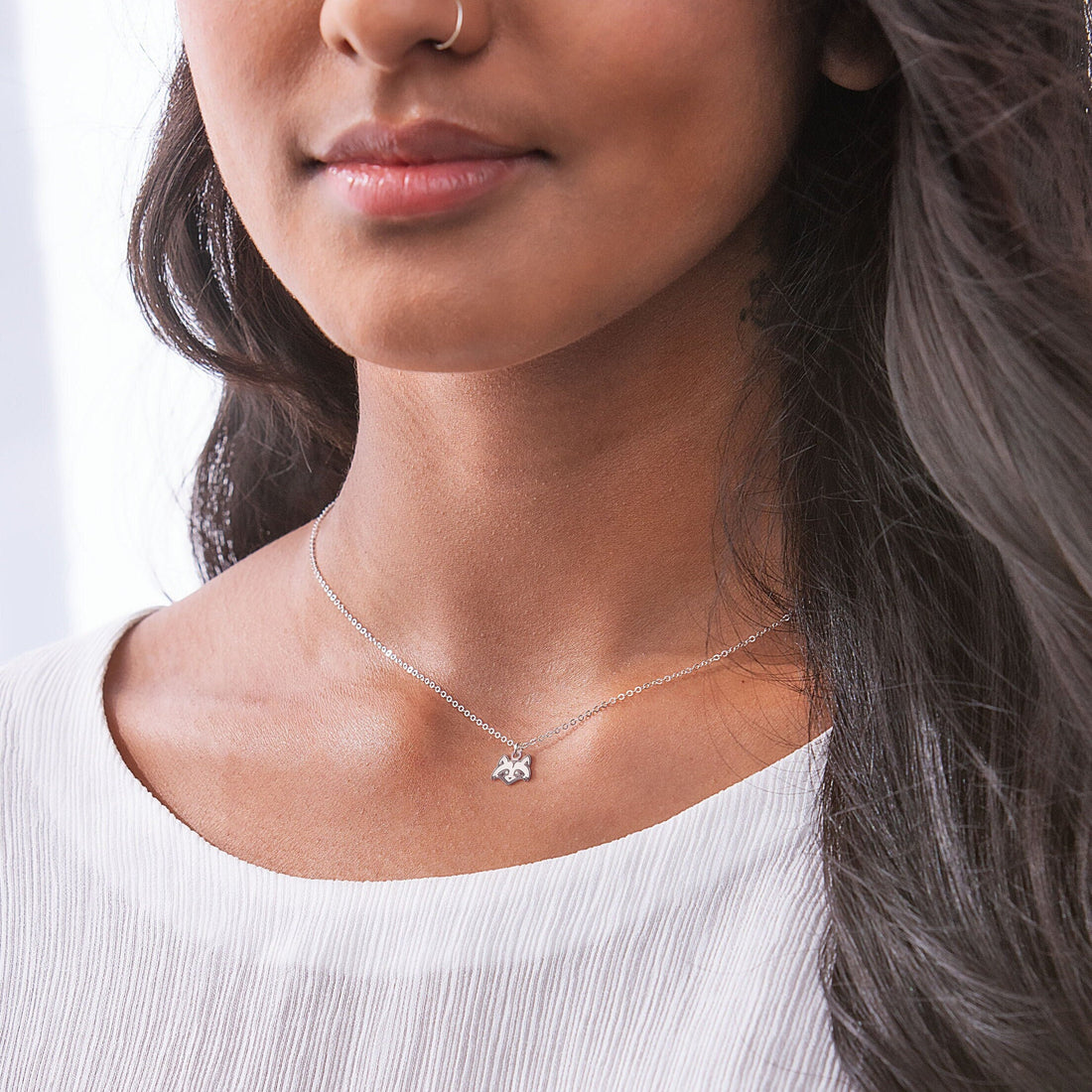 Raccoon Pendant Necklace