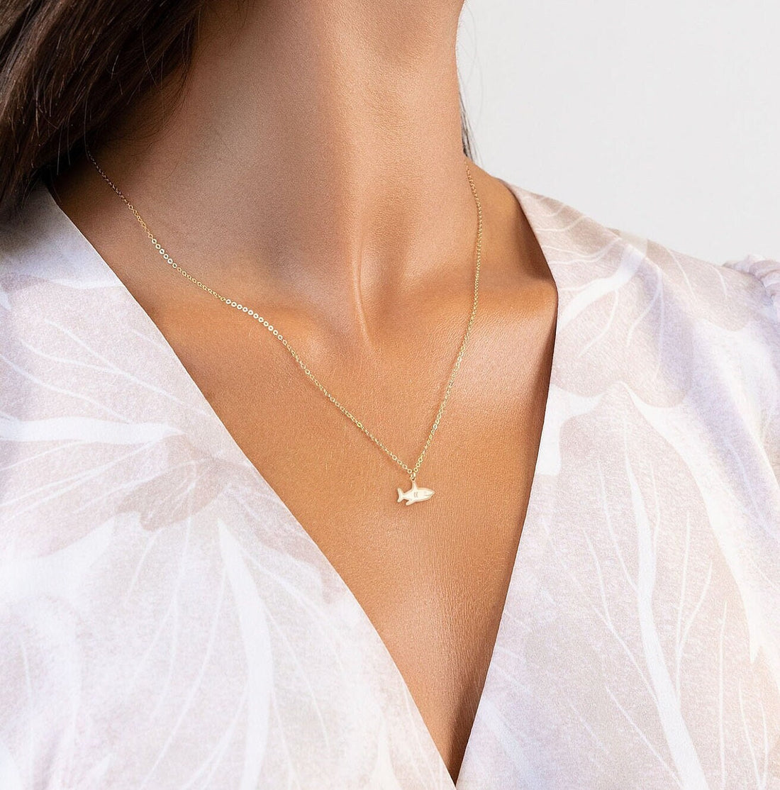 Shark Pendant Necklace